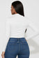 Mock Neck Solid Top