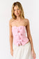 STRETCHED TUBE TOP WITH BOW DETAIL