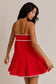 SLEEVELESS MINI DRESS WITH RIC RAC TRIM