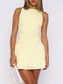 Women's Solid Color Mini Dress