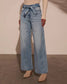 High Waist Tie-Waist Jeans