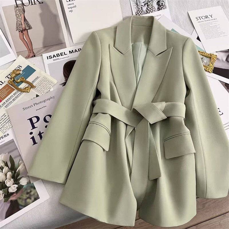 Solid Color Casual And Versatile Suit Jacket