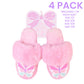 Pink Butterfly Slippers (4 PACK)