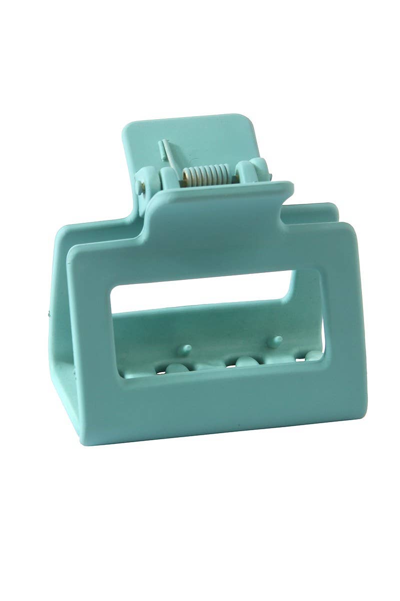 square macaron shark clip small hair clip
