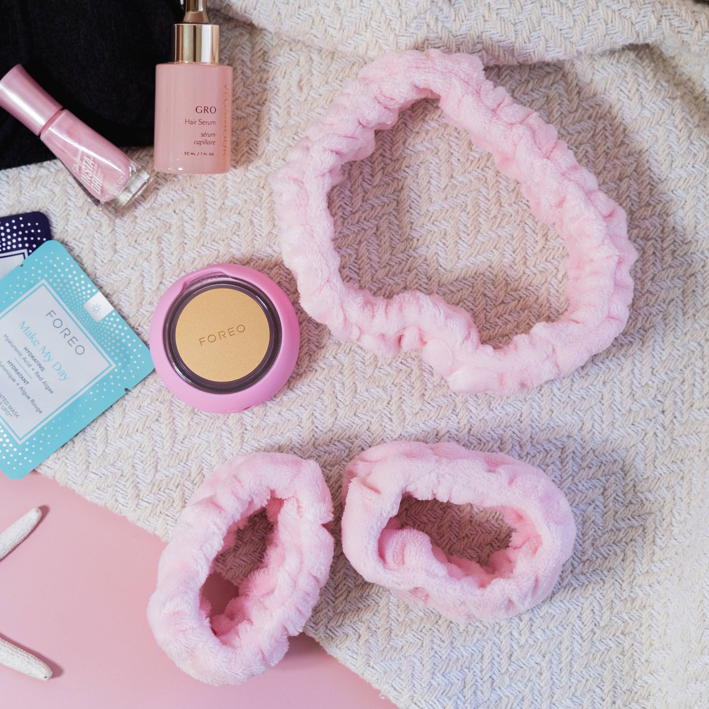 Spa Headband - Skincare Headband & Wristband Set