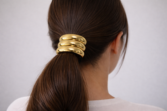 Triple Luxe Pony Hair Tie Accessory