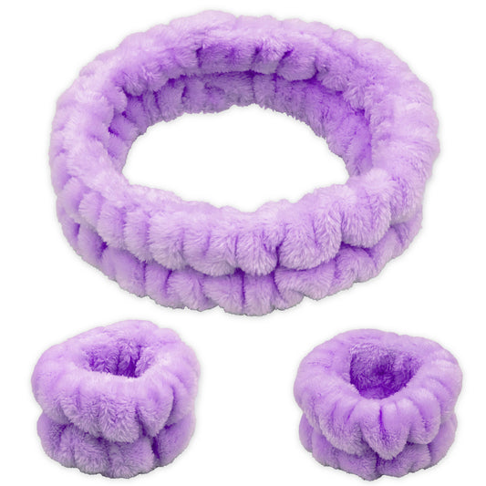 Spa Headband - Skincare Headband & Wristband Set