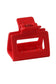 square macaron shark clip small hair clip