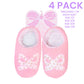 Pink Pearl Bow Slippers