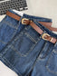 A-Line Denim Shorts