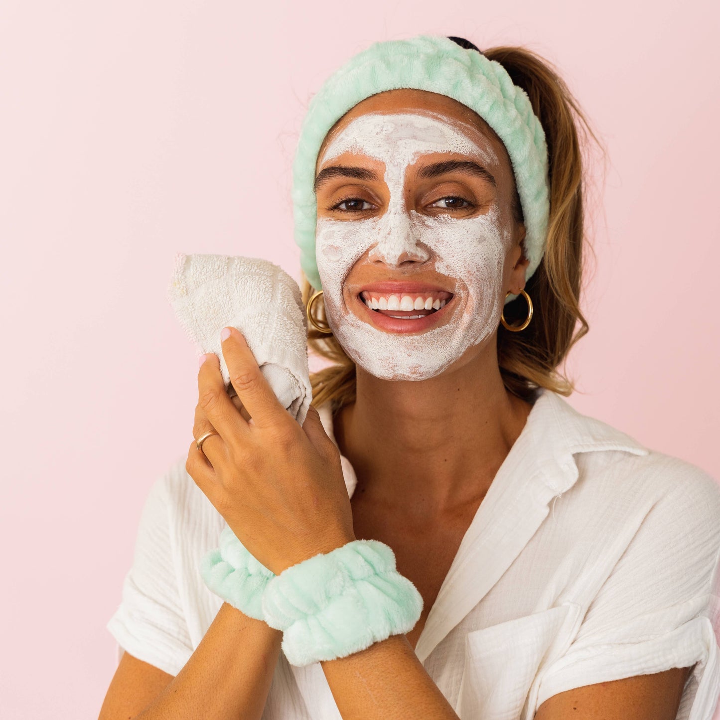 Spa Headband - Skincare Headband & Wristband Set