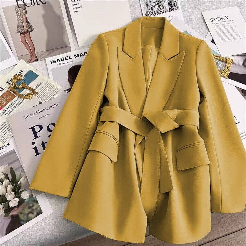 Solid Color Casual And Versatile Suit Jacket