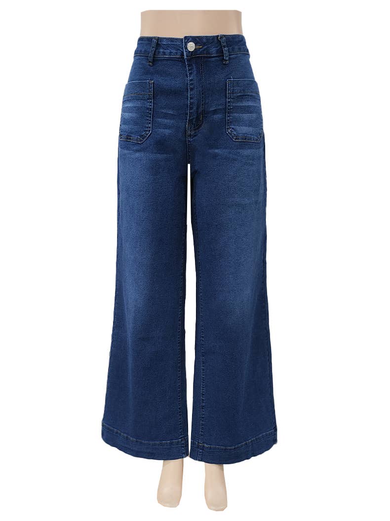 Vintage High Rise Wide-Leg Jeans