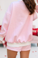 Oversize Mock Neck Sweatshirt and Shorts Set
