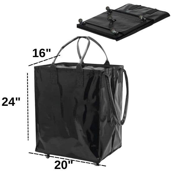 Large Reusable Rolling Bag