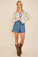 Mardi Gras Wave Stripe Tie Cardigan – Festive Knit