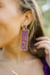 LSU Geaux Tigers Beaded Drops