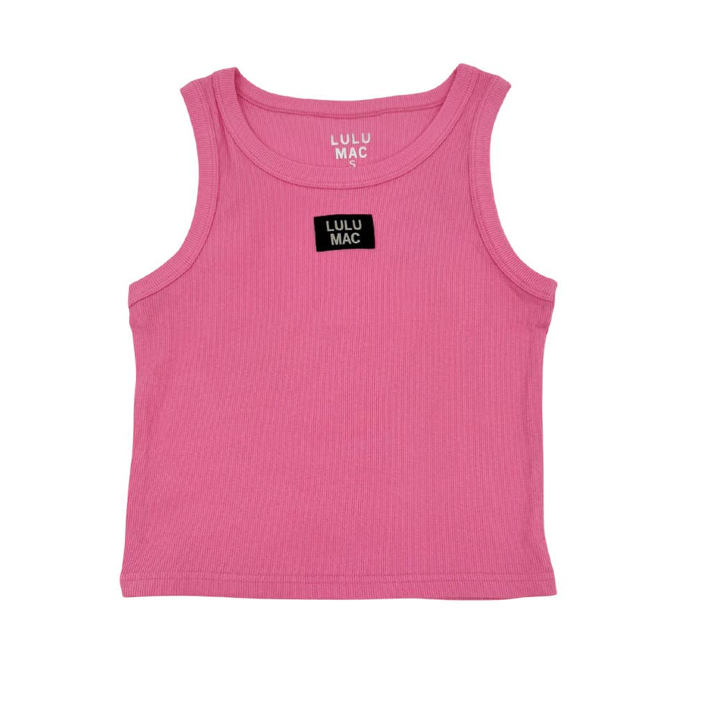 DD-TANK BUBBLEGUM LULU MAC SOLID TANK TOPS