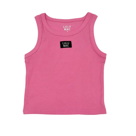 DD-TANK BUBBLEGUM LULU MAC SOLID TANK TOPS