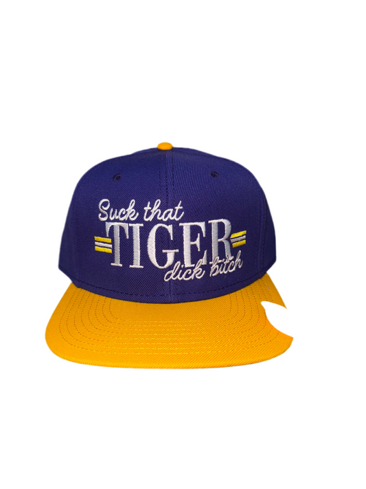 Suck That Men’s LSU Flat-bill Hat