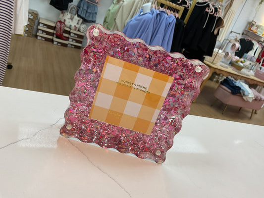 Pink Confetti Frame
