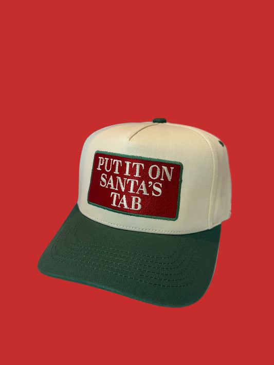 Put it on Santa’s tab canvas hat