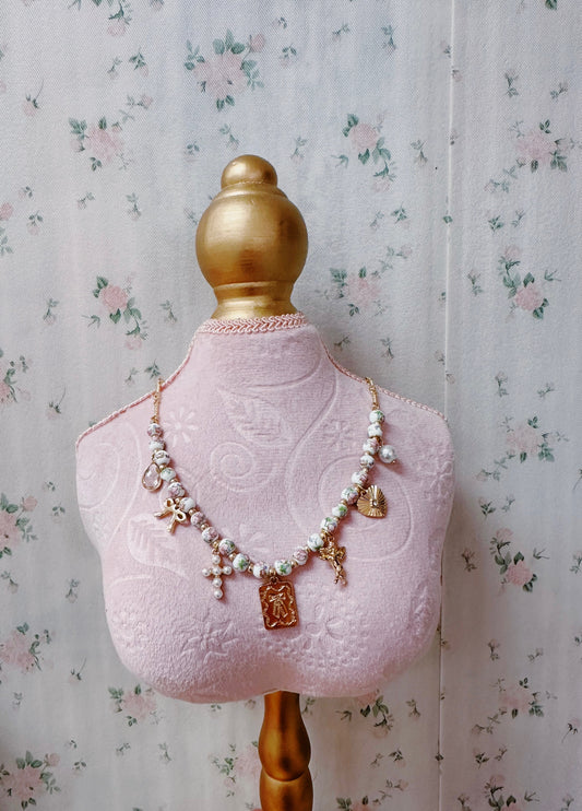 Golden Grace Charm Necklace