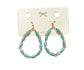 Opal Beaded Hoops