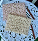 Woven Straw Clutch with Gold Thread Detail