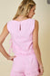 Sleeveless Linen Embroidered Top Double Side Ties