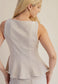 Sleeveless Fitted Top