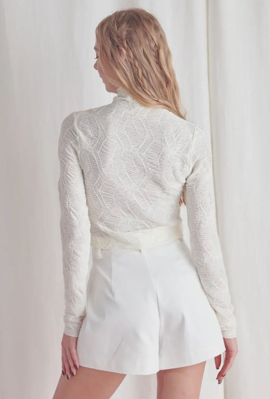 High Waisted Shorts With Belt Loop