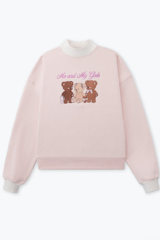 Me & My Girls Mockneck Sweatshirt