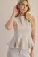 Sleeveless Fitted Top