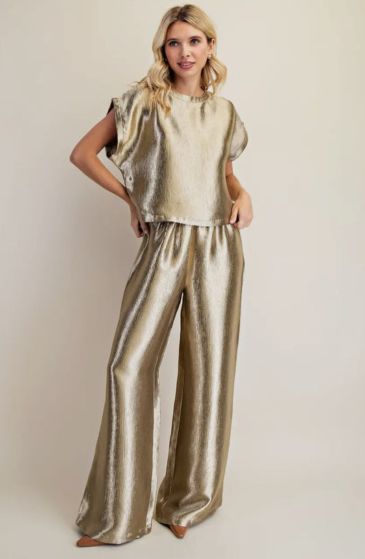 High Waist Wide Pants