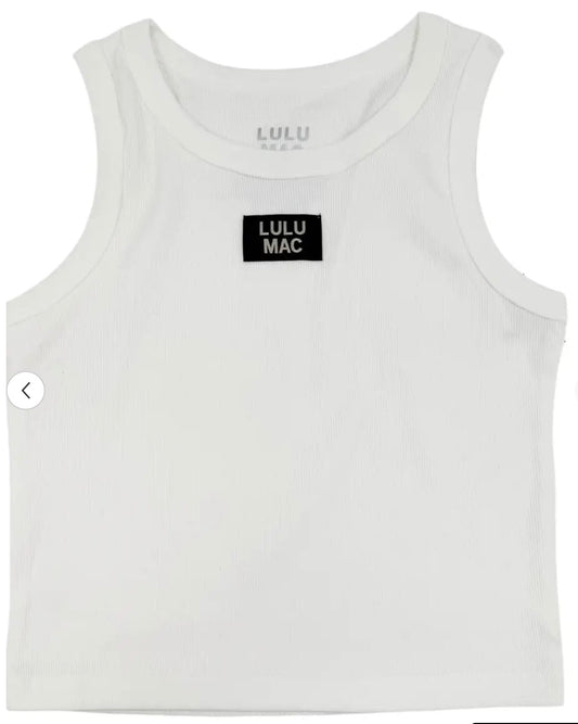 White LULU MAC shirt