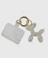 Iridescent Balloon Dog Cell Phone Charm/Bag Charm