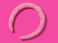 Cher Pink Tweed Headband