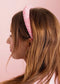 Cher Pink Tweed Headband