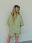 Cotton Blend Knit Short Set