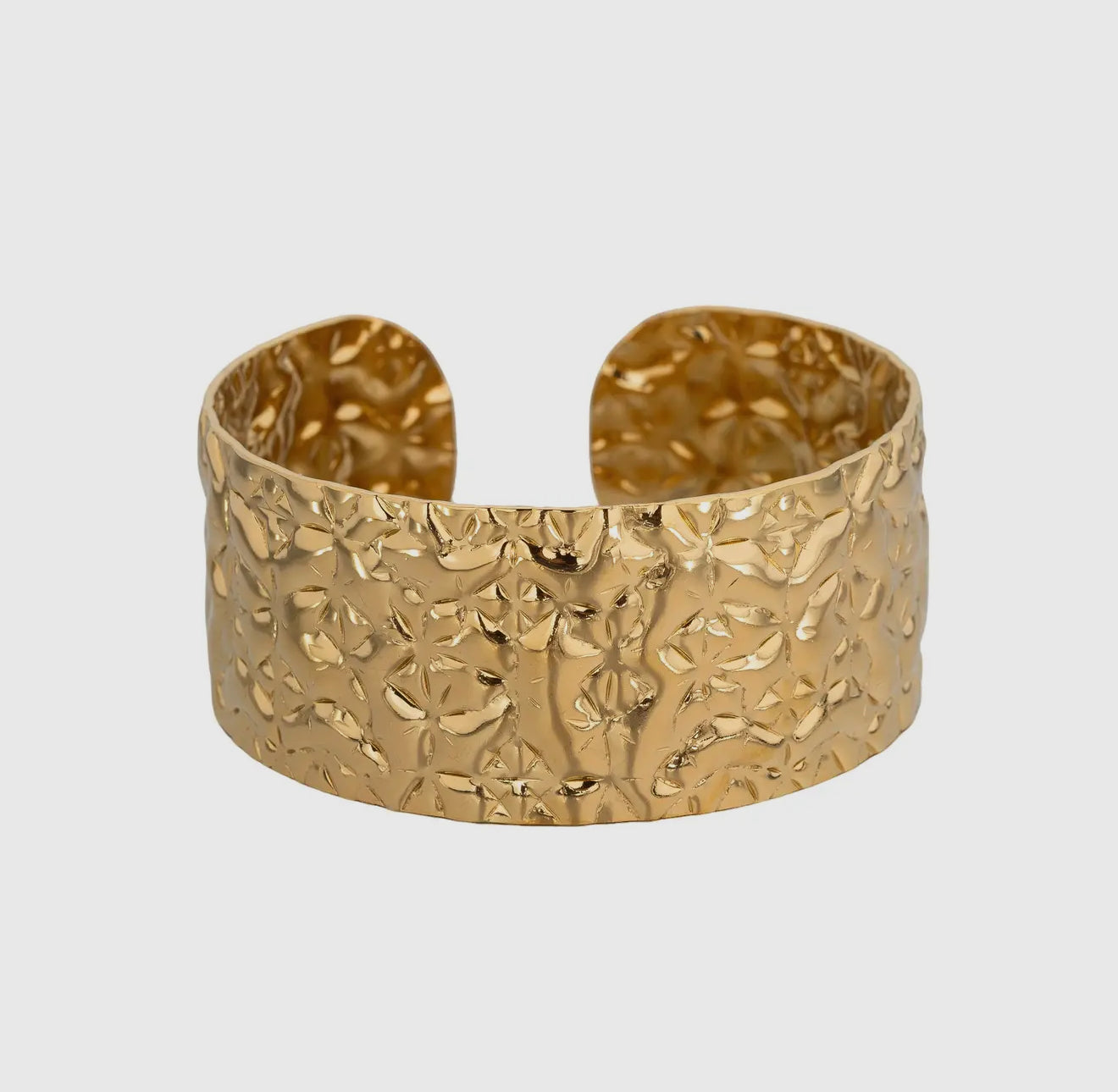 Gold Stainless Steel Classic Cuff