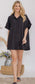 Black Oversized Short Sleeve Shirt