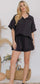 Black Oversized Short Sleeve Shirt