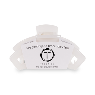 Open Coconut White Small Teletie Hair Clip