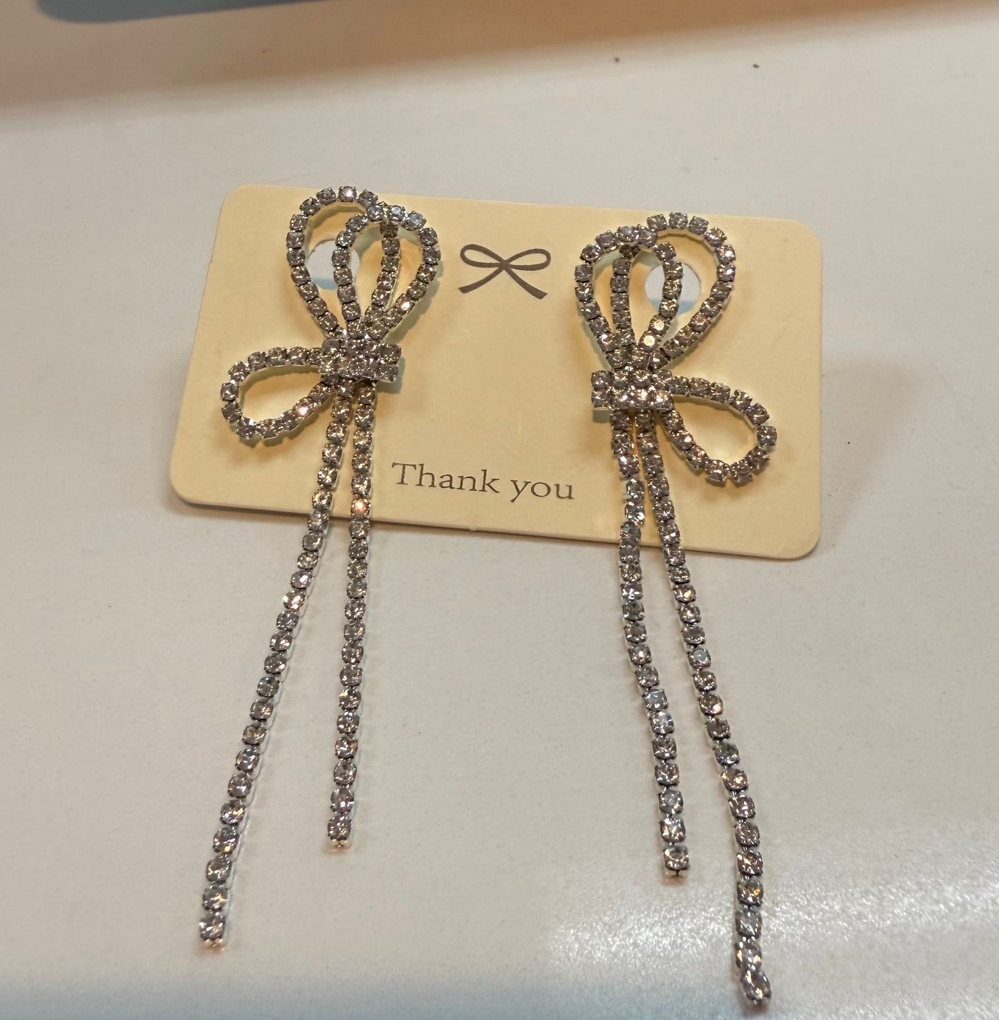 Bow Diamond Earrings