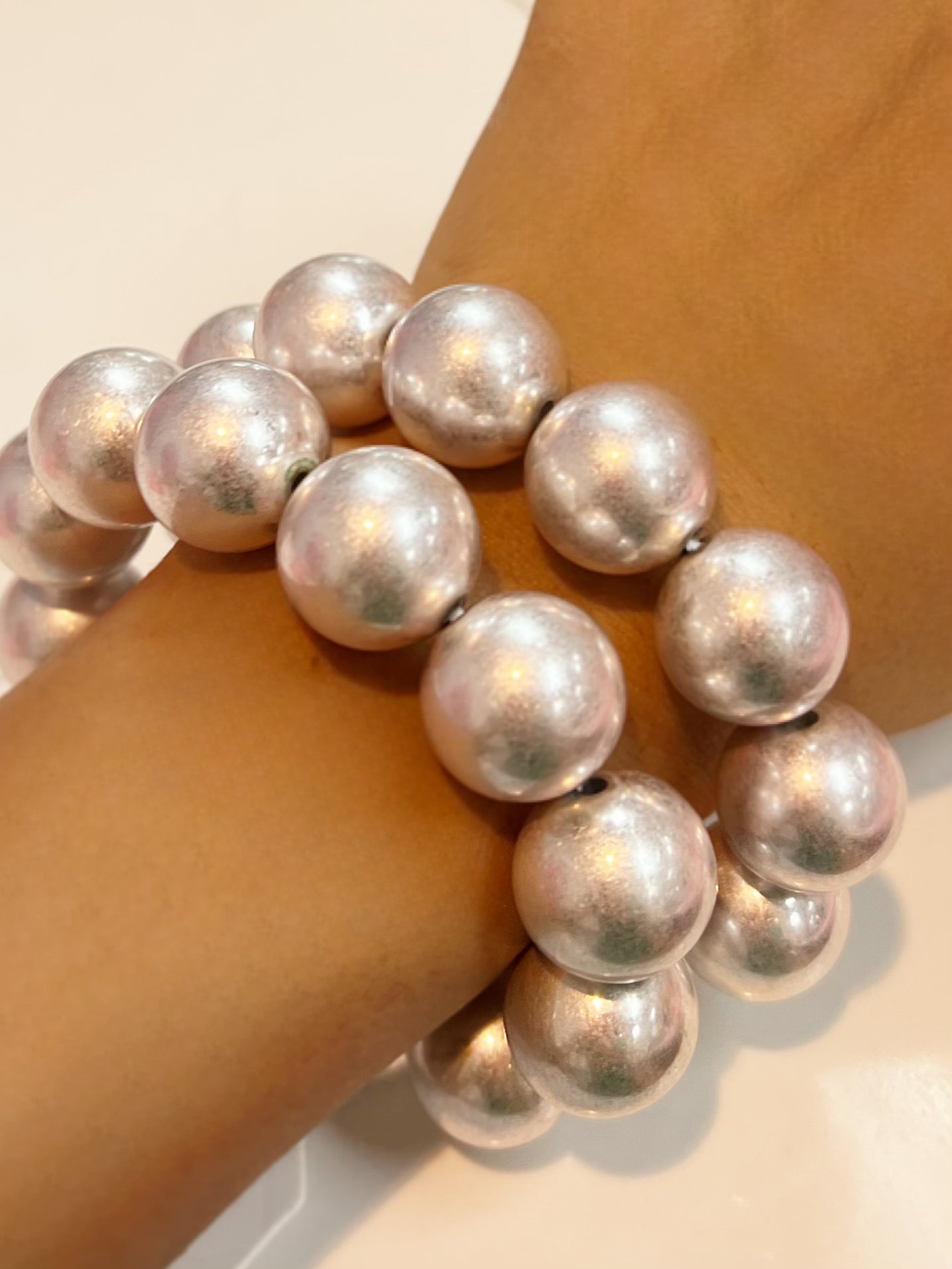 Call Me Fancy Beaded Bracelet