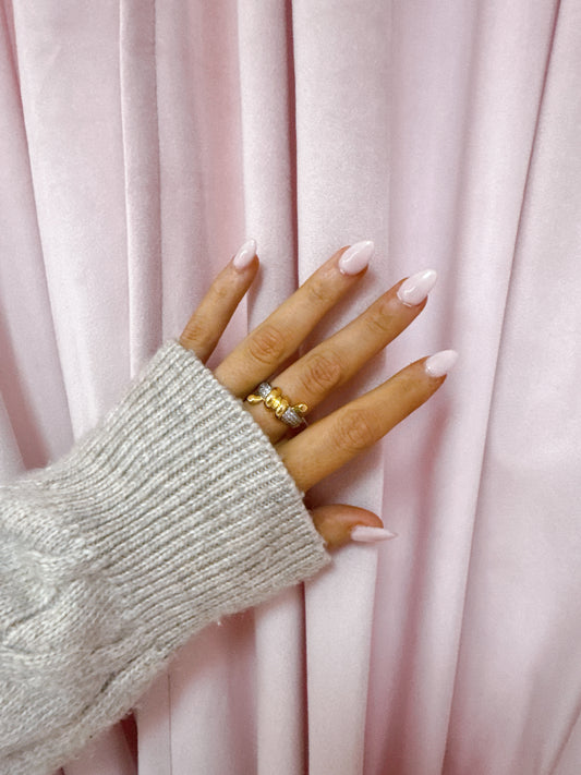 Modern Gold Statement Wrap Ring