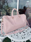 Blush Pink Travel Weekender Bag