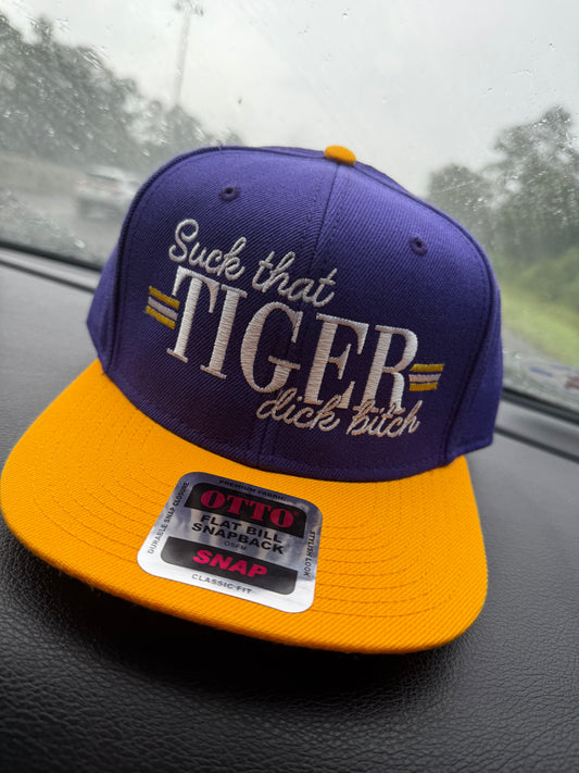 Suck That Men’s LSU Flat-bill Hat