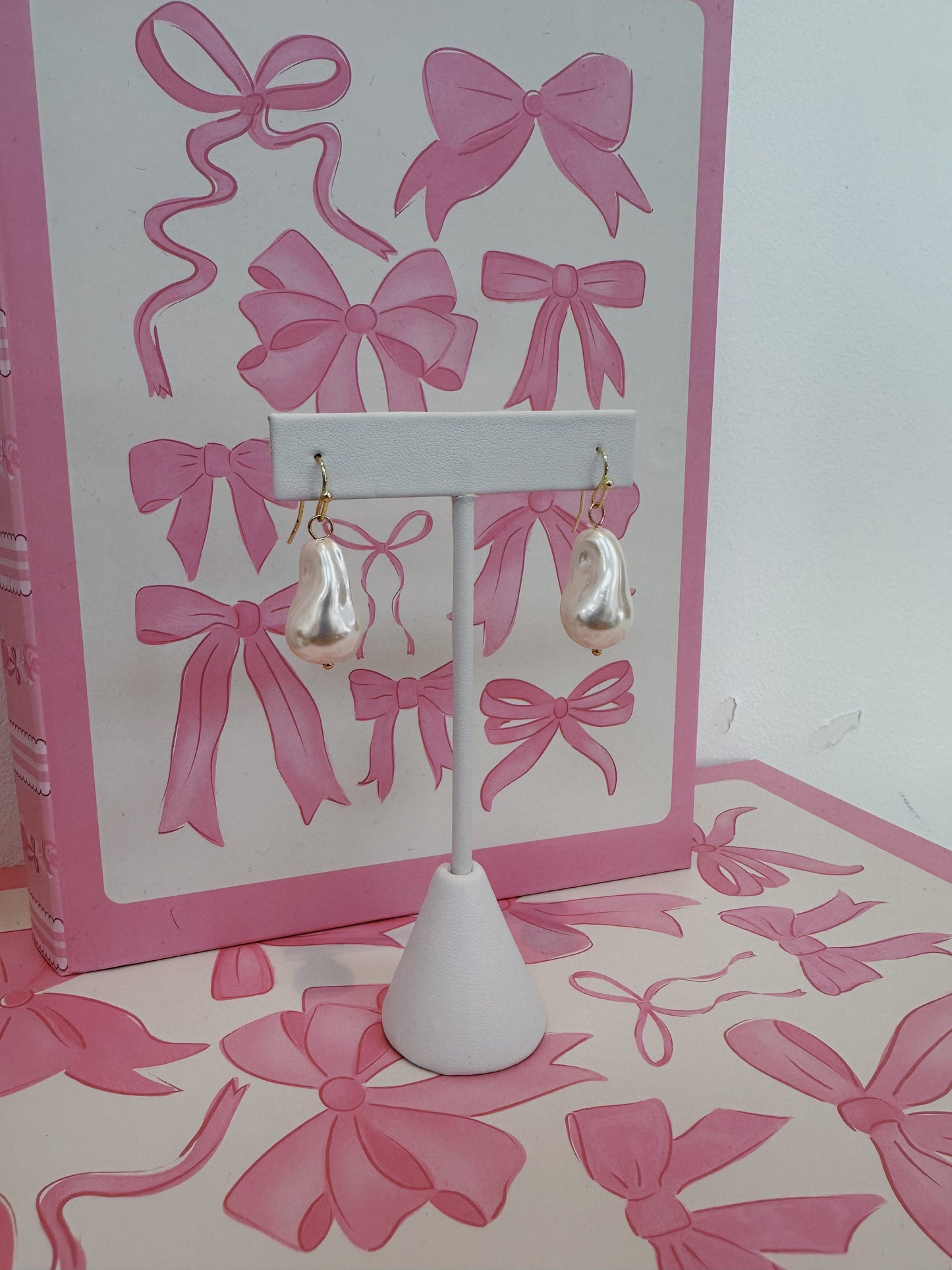 Baroque Pearl Drop Earrings